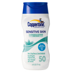 Coppertone 确美同 水宝宝 敏感肌温和防晒霜 SPF50 177ml