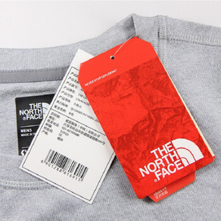  THE NORTH FACE 北面 NF0A3CJM 男子短袖T恤（浅灰色 M）