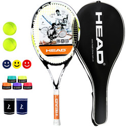 HEAD 海德 网球拍 德约科维奇款 男女初学中级 碳素网球拍 已穿线 送网球、护腕、手胶、避震器、拍包