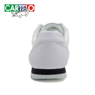 CARTELO KDLK20 男士网面运动鞋 白色 40