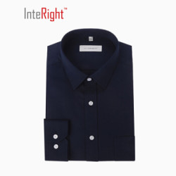 INTERIGHT 3135102 男士免熨烫商务款长袖衬衫