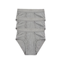 GIORDANO 佐丹奴 01178504 男式内裤 三条装 花灰色 175/84A