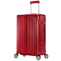 BCE LK-1110 铝镁合金行李箱 红色 24英寸