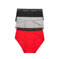GIORDANO 佐丹奴 01178504 男式内裤 三条装 花灰/红/黑色 170/80A