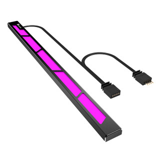 乔思伯（JONSBO）LB-3 RGB LED发光灯条 （磁吸固定/RGB光效/全铝外壳/AURA控色/手动控色）