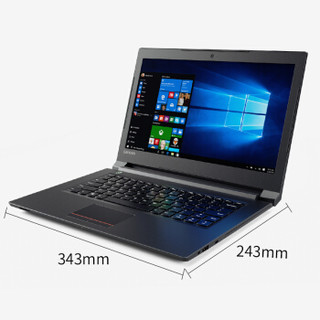 联想扬天 扬天 V110 14.0英寸笔记本电脑(黑色、4GB、500GB、