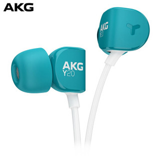  AKG 爱科技 Y20U 入耳式耳机 蓝色