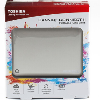  TOSHIBA 东芝 V8 CANVIO高端系列 2.5英寸 移动硬盘 3TB 尊贵金