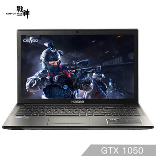 Hasee 神舟 战神 K670E-G6D2 笔记本电脑 (Intel I3-8100、8GB、1T、GTX1050、1920×1080、15.6英寸、黑色)