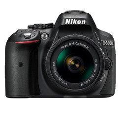 Nikon 尼康 D5300 单反套机（AF-P DX 尼克尔 18-55mm f/3.5-5.6G VR）黑色