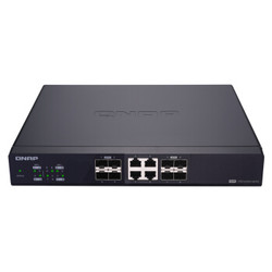 QNAP 威联通 QSW-804-4C 8 口 10GbE 万兆非网管型 机架式交换机