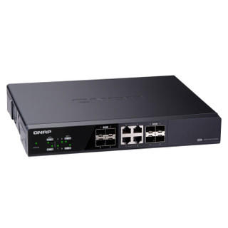 QNAP 威联通 QSW-804-4C 8 口 10GbE 万兆非网管型 机架式交换机