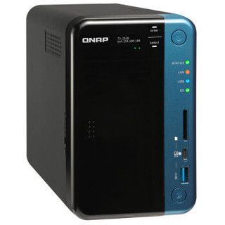 QNAP 威联通 TS-253B 2盘位NAS（J3455、8GB）
