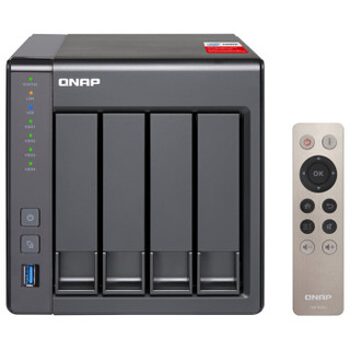 QNAP 威联通 TS-451+ 4盘位NAS（J1900、2GB）