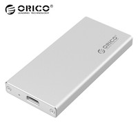 奥睿科(ORICO)移动硬盘盒Type-c M-SATA3.0接口 全铝mini 银色MSA-UC3