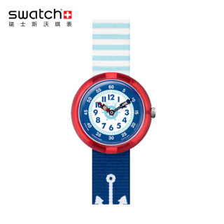 swatch 斯沃琪 FLIK FLAK ZFBNP090 儿童石英手表 水兵