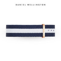 DanielWellington 丹尼尔惠灵顿 0703DW 原装表带18mm尼龙金色针扣女款 （适用于36mm表盘系列）