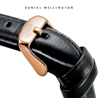 DanielWellington 丹尼尔惠灵顿 0708DW 原装表带18mm皮质金色针扣女款DW00200036（适用于36mm表盘系列）