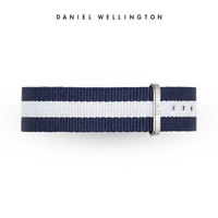 DanielWellington 丹尼尔惠灵顿 DW00200047  原装表带18mm尼龙银色针扣女款 （适用于36mm表盘系列）