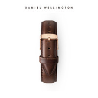 DanielWellington 丹尼尔惠灵顿 0711DW 原装表带18mm皮质金色针扣女款 （适用于36mm表盘系列）