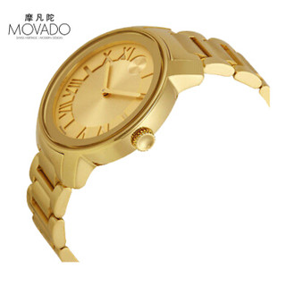 MOVADO 摩凡陀 BOLD波特系列 3600197 男士石英手表 39mm 金色 金色 不锈钢镀金