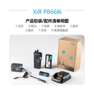 摩托罗拉 XIR P8668i UHF 数字对讲机 GPS定位 带蓝牙功能