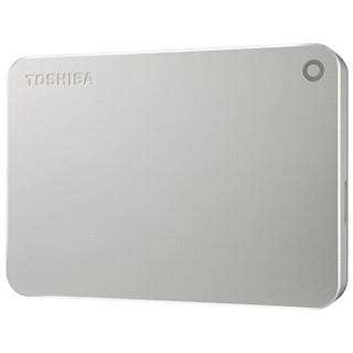 TOSHIBA 东芝 CANVIO Premium 2.5英寸 移动硬盘 1TB 金属银