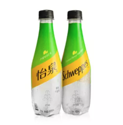 怡泉 Schweppes 无糖零卡 柠檬味 苏打水 汽水饮料 400ml*12瓶 *6件