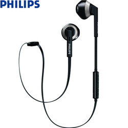 飞利浦（PHILIPS）SHB5250BK 耳塞入耳式耳机 无线蓝牙运动耳麦 游戏/音乐/手机耳机数码配件 黑色