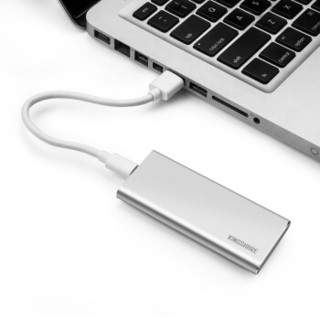  KINGSHARE 金胜 S8 TYPE-C USB3.0固态移动硬盘 480GB 冰河银