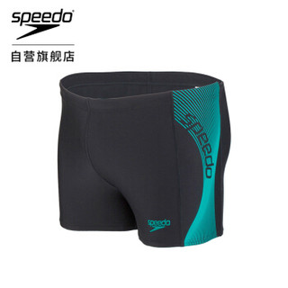 SPEEDO 速比涛 8114747359 男士平角游泳裤 (蓝/黑、40)