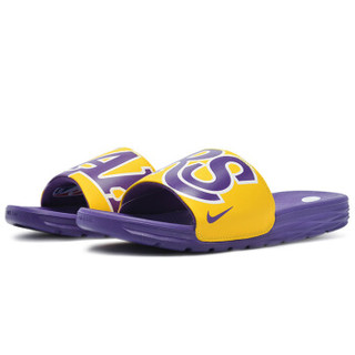 NIKE 耐克 917551-700 BENASSI SOLARSOFT NBA 男子球队拖鞋  紫色 42.5码