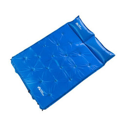 牧高笛 露营野营带枕头可拼接双人防潮垫自动充气垫 NXL1534001 天蓝