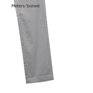  Meters bonwe 美特斯邦威 748034 男休闲精致修身长裤 高层灰 180/88