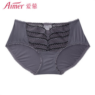 Aimer 爱慕 AM230401 女士内裤 (170/82/XL、紫灰色)