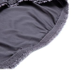 Aimer 爱慕 AM230401 女士内裤 (170/82/XL、紫灰色)