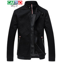  CARTELO 17022KE660 男士休闲立领夹克 黑色 XL