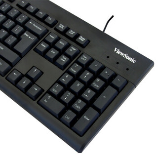 ViewSonic 优派 KU100 有线键鼠套装 黑色