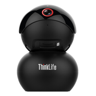 Lenovo 联想 ThinkLife 看家宝 360°全景云台智能摄像机 1080P 经典黑
