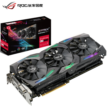 ASUS 华硕 ROG-STRIX-RX580-O8G-GAMING 8GB 显卡