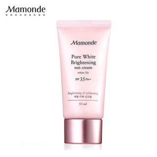 Mamonde 梦妆 花萃透亮净白水感防晒霜SPF35PA++ 50ml