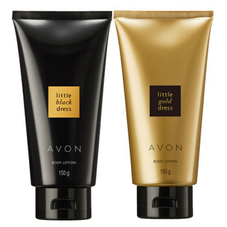 AVON 雅芳 小黑裙经典香体套装 2件套(金裙香体150g+黑裙香体150g)