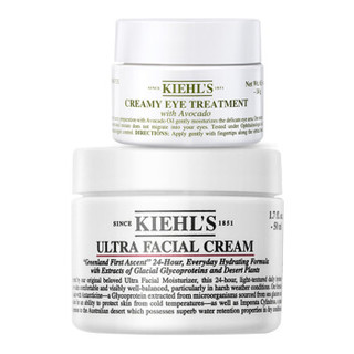 Kiehl's 科颜氏 全系列经典款化妆品套装 （洁面 230ml*1件+面霜 50ml*1件+黄瓜水 250ml*1件+眼霜 14g*1件+中样 2件）