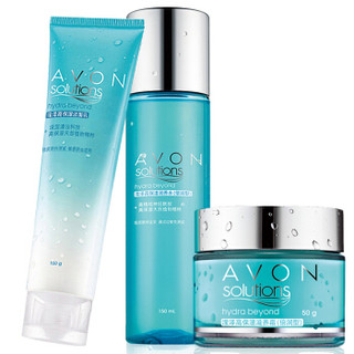 AVON 雅芳 肌肤管理系列高保湿护肤套装 3件套(洁面乳100g+润养水150ml+滋养霜50g)