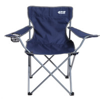 凯速 折叠椅 钓鱼椅子 沙滩休闲椅 户外便携式躺椅 藏青色FC2356