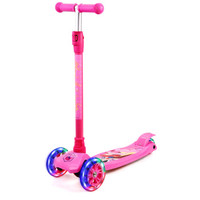 迪士尼(Disney)儿童滑板车四轮闪光可拆卸摇摆车小孩滑行脚踏车DCA71115-D