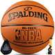 斯伯丁 SPALDING NBA比赛掌控篮球室内外PU材质 蓝球 lanqiu 74-600Y