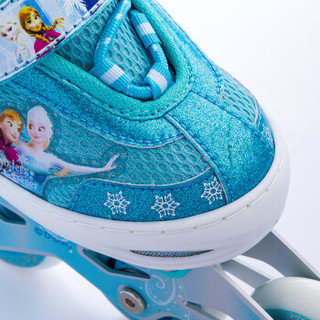 Disney 迪士尼 儿童全套装轮滑鞋 (蓝冰雪奇缘、S码)