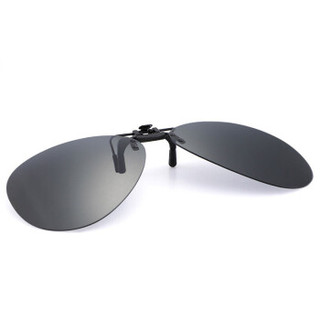 海伦凯勒墨镜夹片 偏光太阳镜夹片男女款驾驶专用开车眼镜 H805C2中性灰片