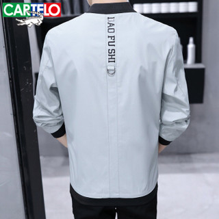  CARTELO 17124KE1888 男士休闲夹克 灰色 3XL